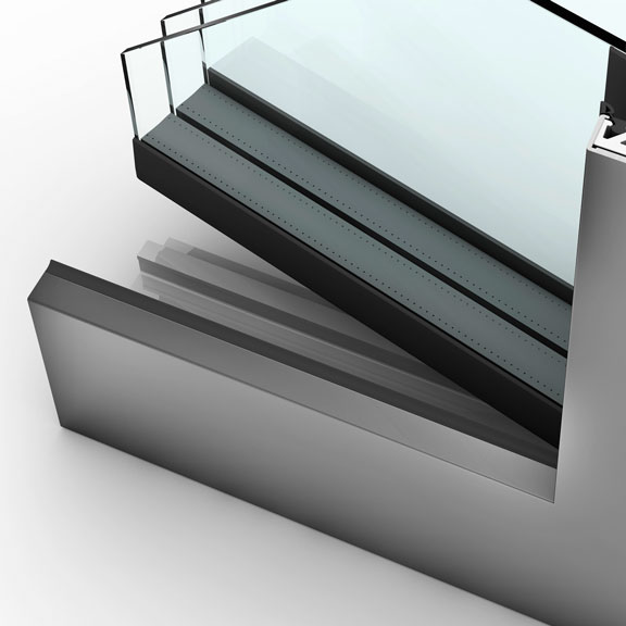 Internorm Kunststoff-Aluminium-Fenster mit Flügel in Glasoptik | Bildquelle: Internorm
