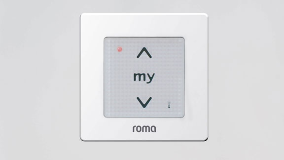 ROMA Textilscreen Wandtaster