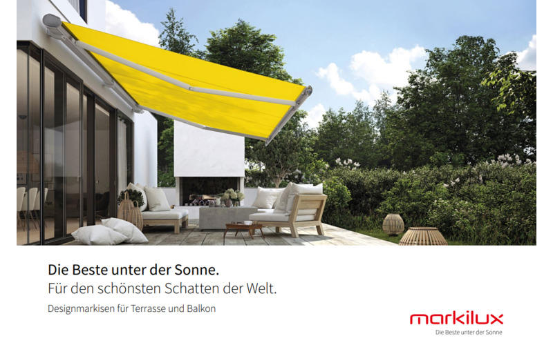 markilux Designmarkisen für Terrasse und Balkon