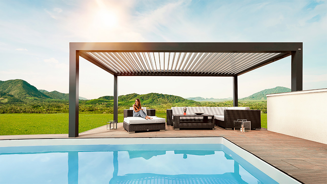 Pergola QUBE von ERHARDT Markisenbau GmbH
